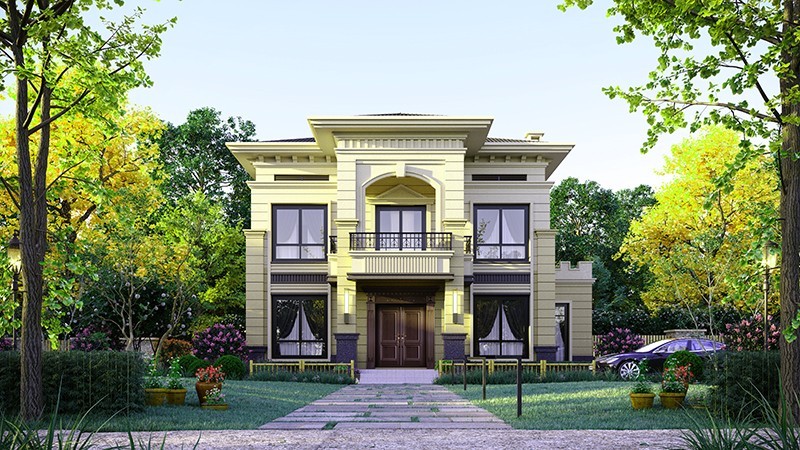 西昌中式合院住宅，开放庭院与邻里乡亲更亲近